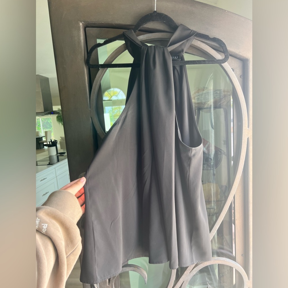 Eloquii Black Halter Top
